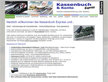 Tablet Screenshot of kassenbuch-express.de